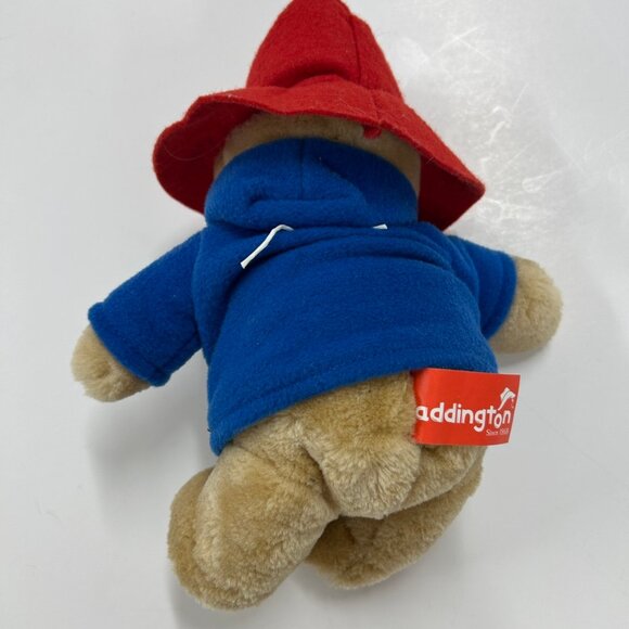 Paddington Bear Plush Stuffed Animal Classic Blue Coat Red Hat Collectible Toy - Picture 4 of 8